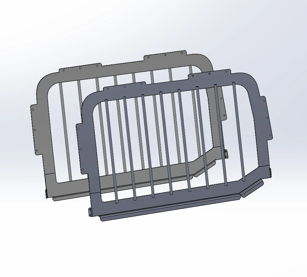 [WG-F150-15-SET] - Ford Trucks F150-550 Driver & Passenger-side Vertical Window Guards