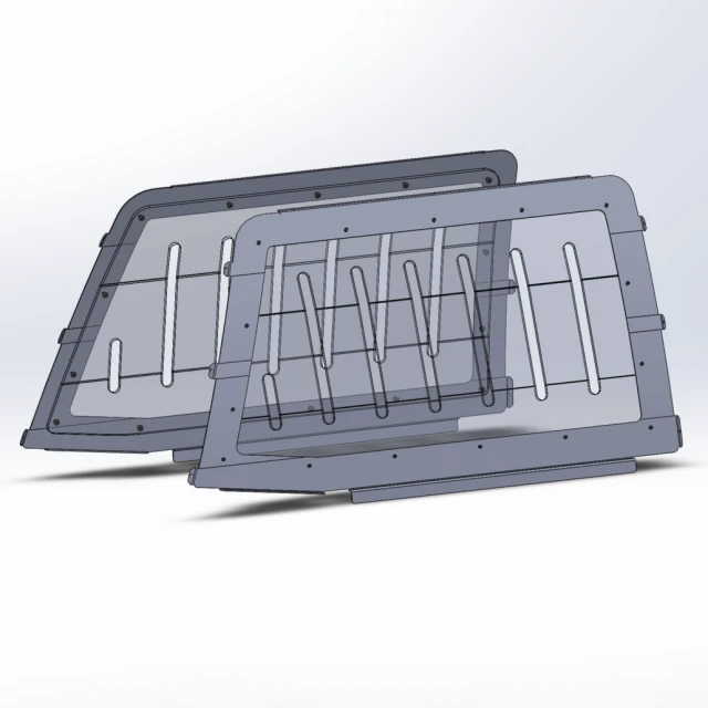 [WG-21TH-PL-SET] - 2021+ Chevy Tahoe Driver & Passenger-side Polycarbonate Window Guard