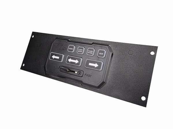 [C-EB30-SDC-1P] - OBSOLETE – 1-Piece Equipment Mounting Bracket, 3" Mounting Space, Fits Speedtech Lights C-CDIRECT control box