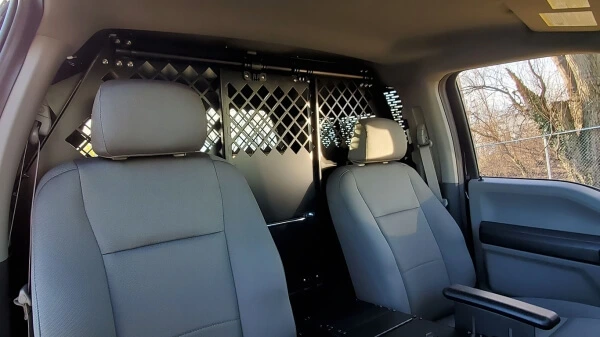 [K9-F23-1-B] - Standard K9 Transport System For 2017-2024 Ford F-Series – Black