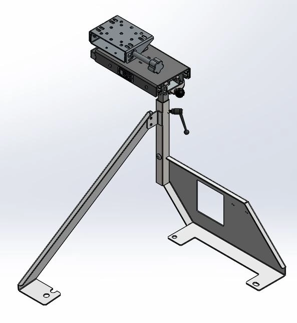[CM-UV20-SL-LED] - 2020+ Ford PI Utility Passenger Seat Computer Mount with Rotating & Extendable Slide-Arm