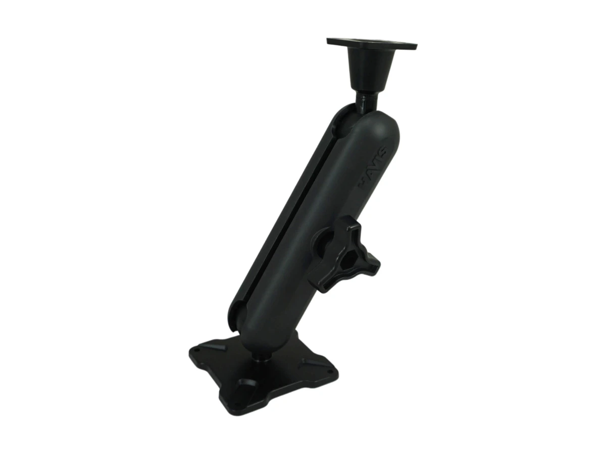 [DBM-1150-KL-0203] Dual Ball Mount with 1.50" Knob-Style Long Housing, One Long AMPS Plate & One Standard VESA 75 Plate