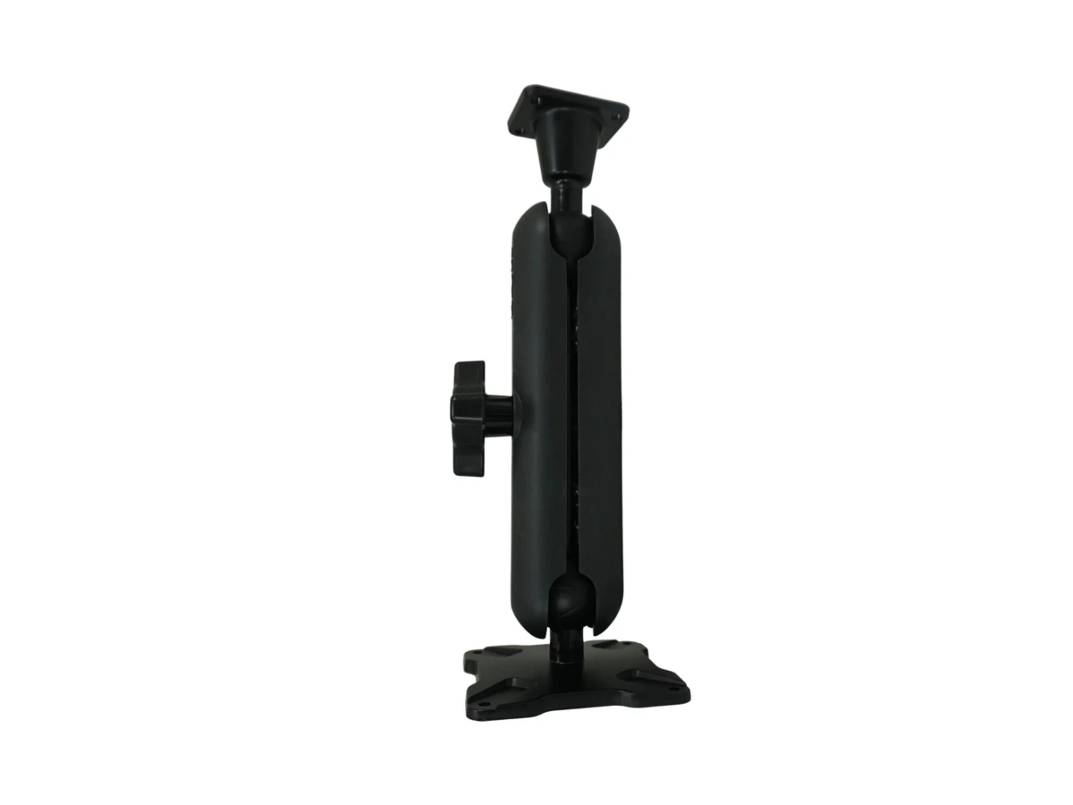 [DBM-1150-KL-0203] Dual Ball Mount with 1.50" Knob-Style Long Housing, One Long AMPS Plate & One Standard VESA 75 Plate