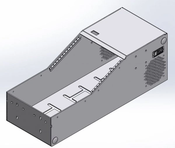 [CC-LASD-15] - Universal 15" Low-Profile L-Shape Console with Built in Computer Deck