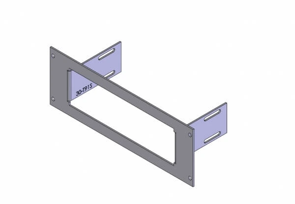 [C-EB30-T91S-1P] - 1-Piece Equipment Mounting Bracket, 3" Mounting Space, Fits Tait Radio TM9155