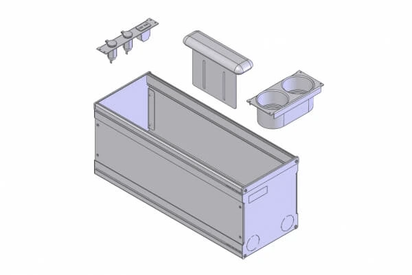 [PKG-CON-139] - OBSOLETE – Universal SUV 24" Premium 10" High Console Package