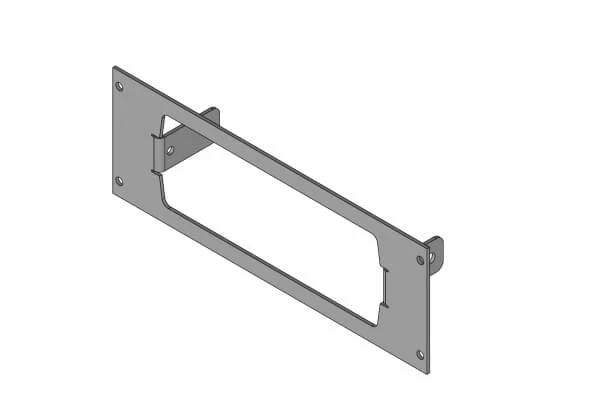 [C-EB30-DMX-1P] - OBSOLETE – 1-Piece Equipment Mounting Bracket, 3" Mounting Space, Fits Bendix King DMH Self Contained Radio