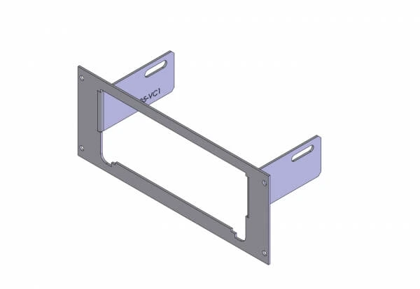 [C-EB35-VC1-1P] - OBSOLETE – 1-Piece Equipment Mounting Bracket, 3.5" Mounting Space, Fits Code 3 Public Safety Equipment 3600 S