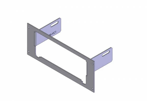 [C-EB35-VC1-1P] - OBSOLETE – 1-Piece Equipment Mounting Bracket, 3.5" Mounting Space, Fits Code 3 Public Safety Equipment 3600 S