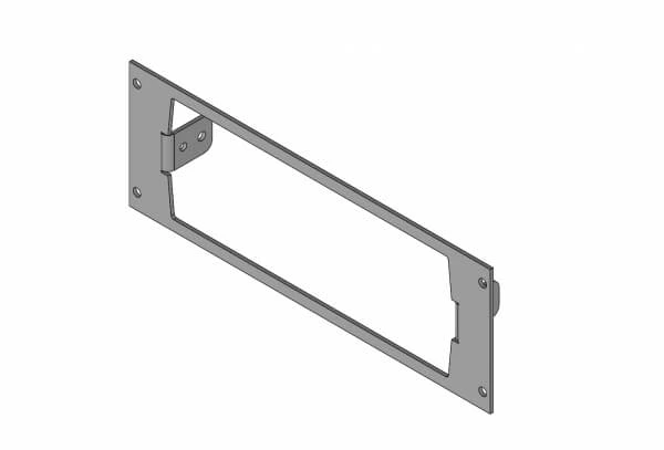 [C-EB30-KCH-1P] - 1-Piece Equipment Mounting Bracket, 3" Mounting Space, Fits Kenwood KCH-20R remote radio
