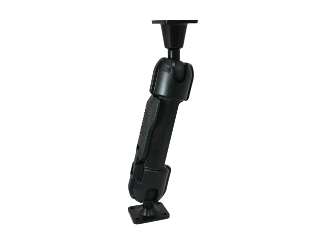 [DBM-1150-CL-0102] Dual Ball Mount with 1.50" Clamp-Style Long Housing, One Standard AMPS Plate & One Long AMPS Plate