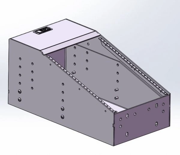 [CC-A-S12] - Universal 12" Two-Piece Sloped Height-Adjustable Console