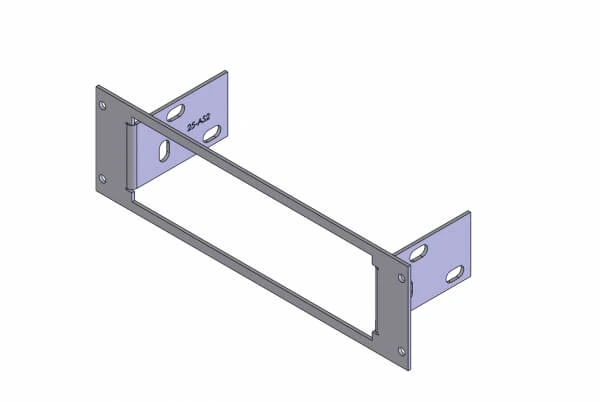 [C-EB25-AS2-1P] - OBSOLETE – 1-Piece Equipment Mounting Bracket, 2.5" Mounting Space, Fits Code 3/ Public Safety Equip. AS10, AS