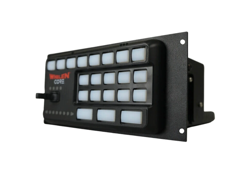 [C-EB40-WCS-1P] 1-Piece Equipment Mounting Bracket, 4" Mounting Space, Fits Whelen Core-S Control System