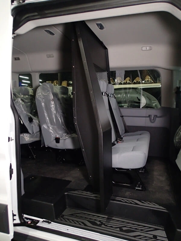 [P-MFK-14] - Middle Partition Filler Panel Mounting Kit for 2015-2024 Ford Transit Window Van with Medium Roof and Side Sliding
