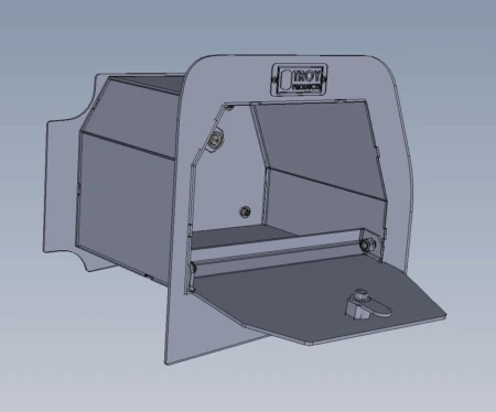 [CP-20UV-RD-LOCK] - 2020+ Ford Police Interceptor UV Rear Driver-Side Locking Compartment