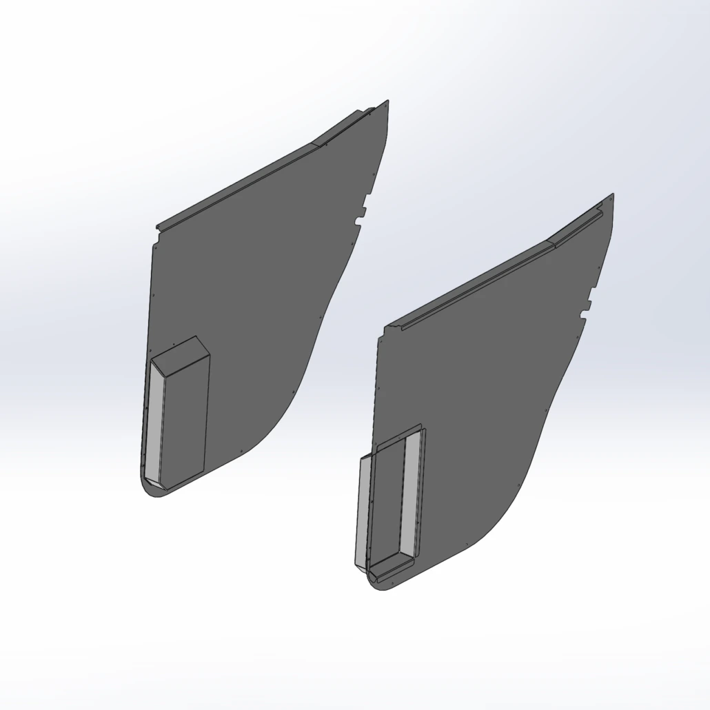 [DP-21TH-SET] - 2021+ Chevy Tahoe Driver & Passenger-side Door Panels
