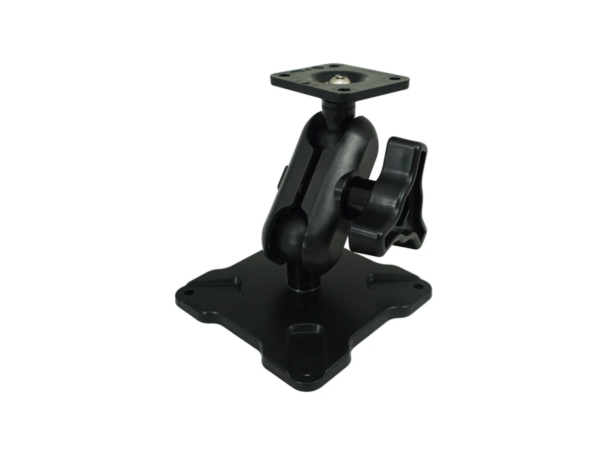 [DBM-1100-KS-0103] Dual Ball Mount with 1.00" Knob-Style Standard Housing, One Standard AMPS Plate & One Standard VESA 75 Plate