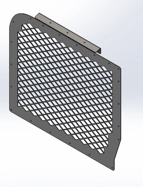 [AC-FTV-H-SD-FW] - Ford 15 Passenger Low-Roof Transit Van Front Hinged-Door Window Screen