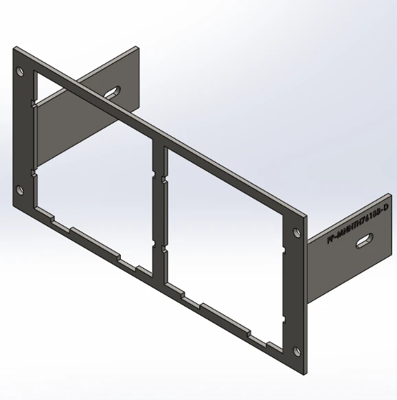 [FP-MNNTN7618B-D] - 4" Faceplate Motorola NTN7618B Dual Charger
