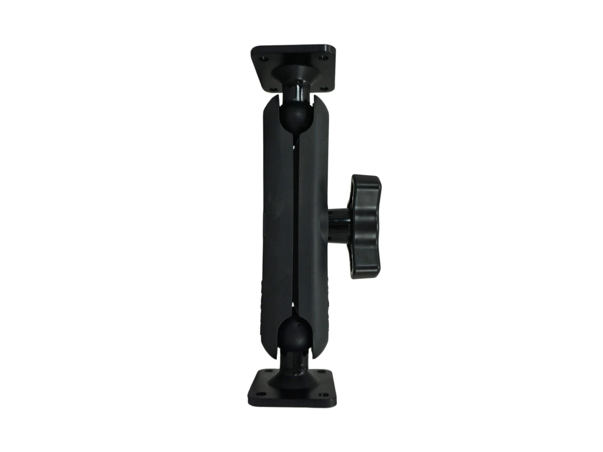 [DBM-1100-KL-0101] Dual Ball Mount with 1.00" Knob-Style Long Housing & Two Standard AMPS Plates