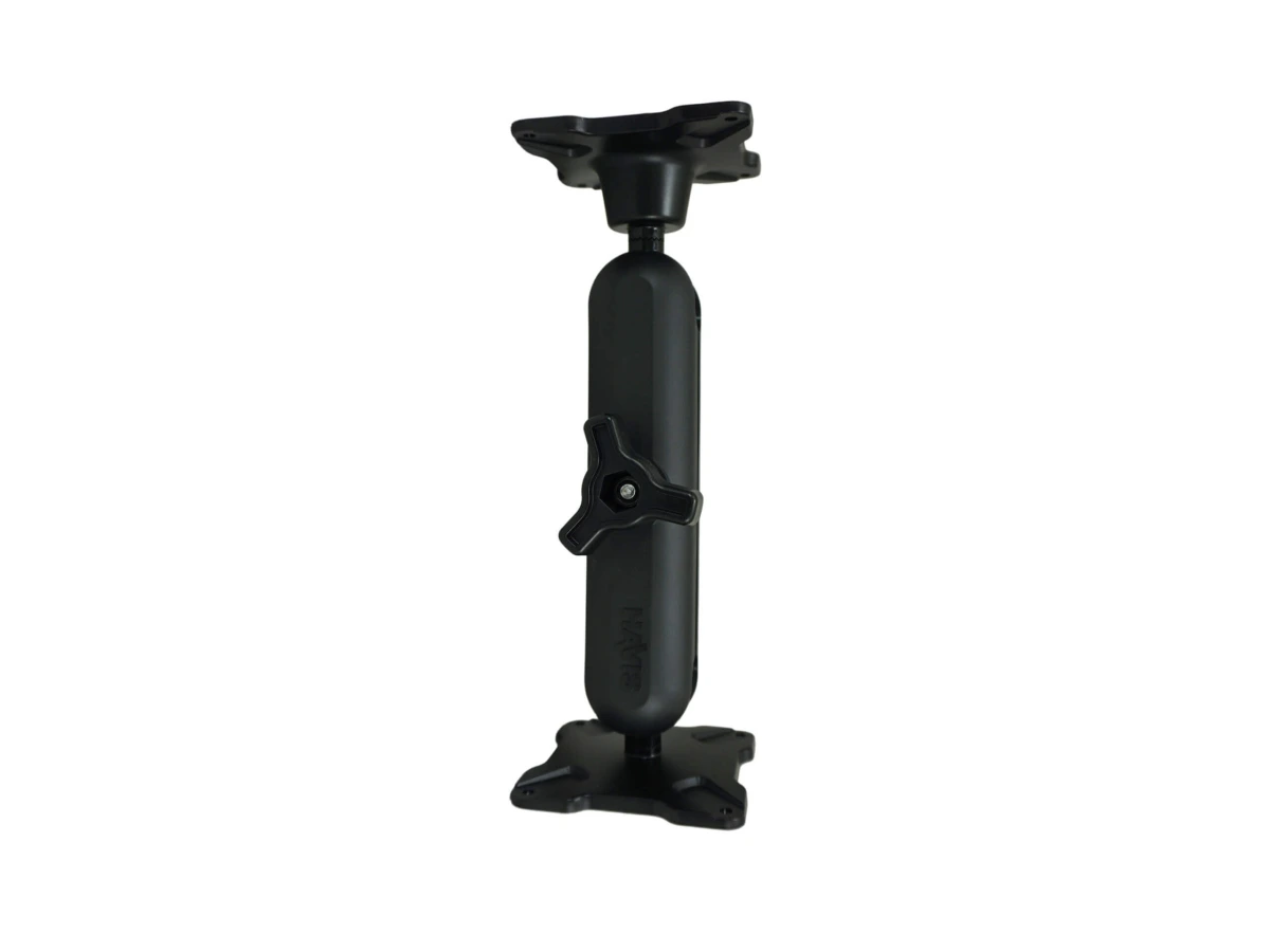 [DBM-1150-KL-0304] Dual Ball Mount with 1.50" Knob-Style Long Housing, One Standard VESA 75 Plate & One Long VESA 75 Plate