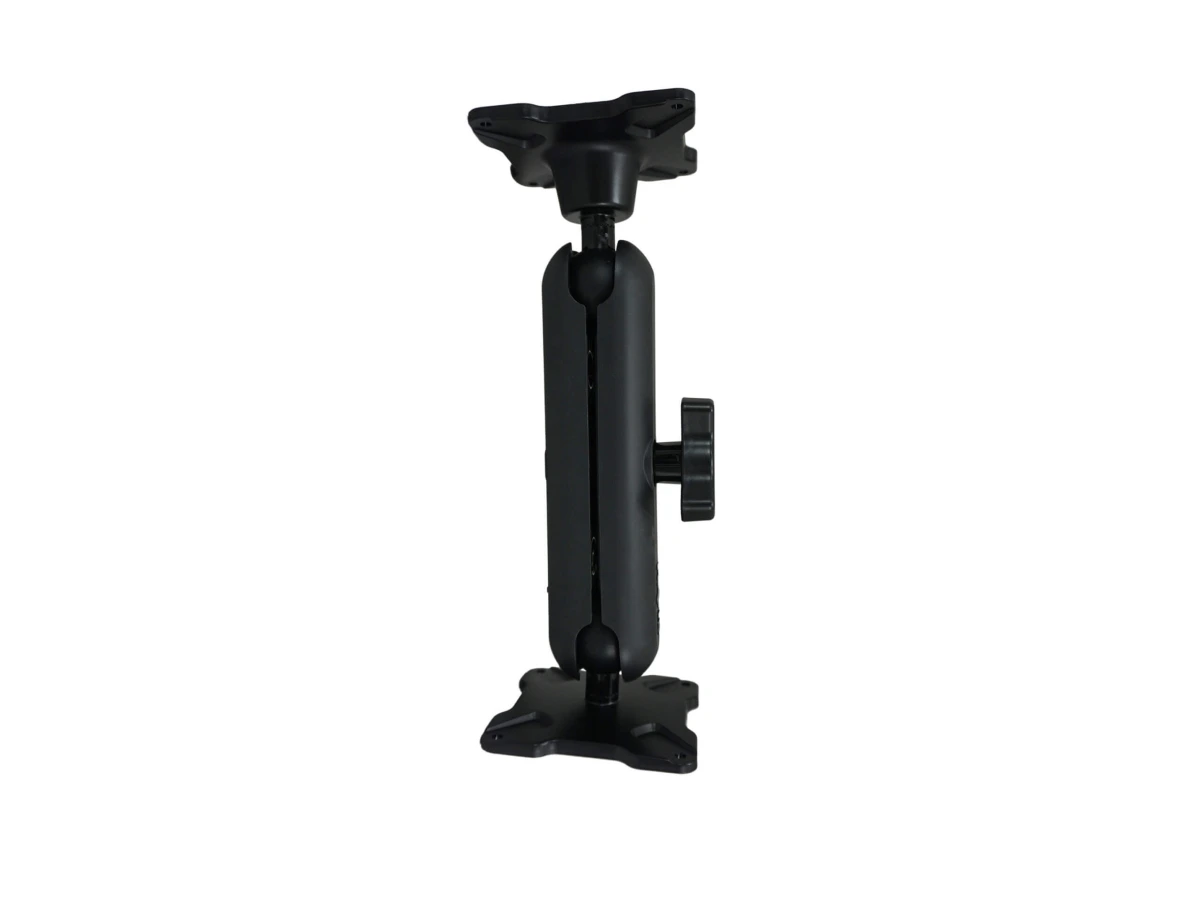 [DBM-1150-KL-0304] Dual Ball Mount with 1.50" Knob-Style Long Housing, One Standard VESA 75 Plate & One Long VESA 75 Plate