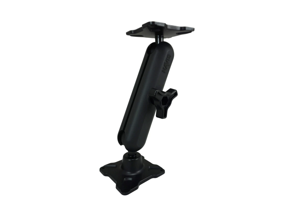 [DBM-1150-KL-0304] Dual Ball Mount with 1.50" Knob-Style Long Housing, One Standard VESA 75 Plate & One Long VESA 75 Plate