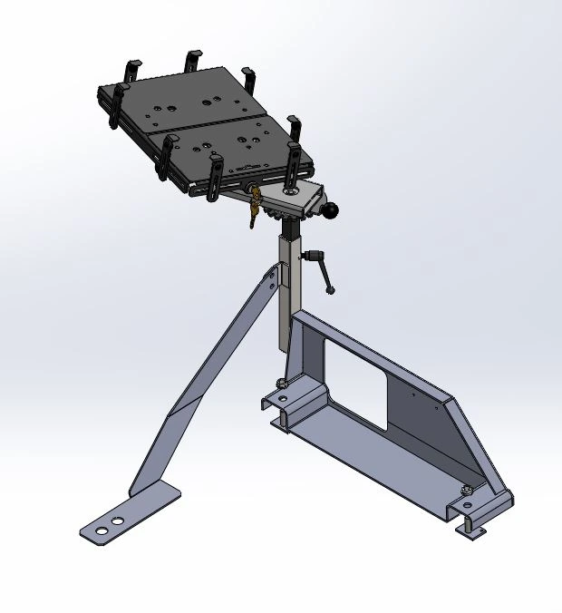 Chevy Tahoe / Suburban Passenger Seat Computer Mount with Rotati
