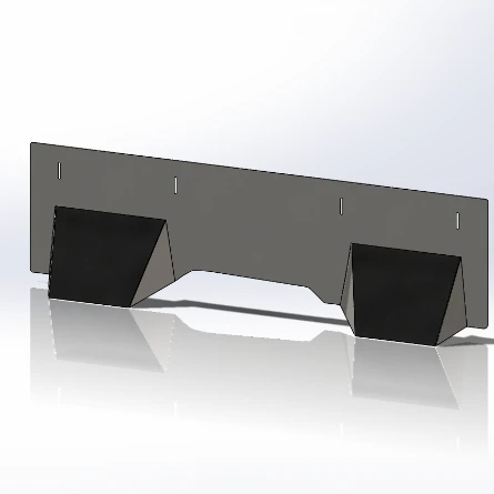 Chevy Tahoe / Suburban Front Partition Flat Kick Panels with Big
