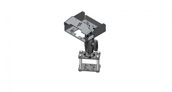 [PKG-MH-3006] - Forklift Printer Pillar Mount for Zebra ZQ520 & ZQ521 Printer & MD-408 Mount