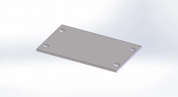 [C-FPW-2] - 2" Filler Plate for Wide VSW Consoles