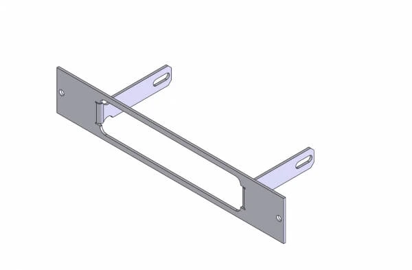 [C-EB15-SVR-1P] - OBSOLETE – 1-Piece Equipment Mounting Bracket, 1.5" Mounting Space, Fits Misc. Pyramid Communications SVR-200U