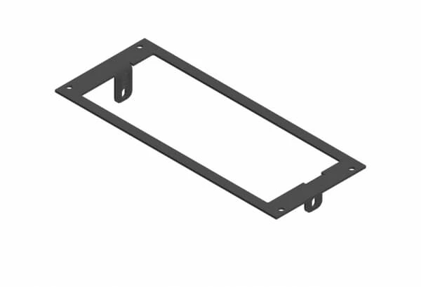 [C-EB35-SN4-1P] - 1-Piece Equipment Mounting Bracket, 3.5" Mounting Space, Fits SoundOff Signal Equipment