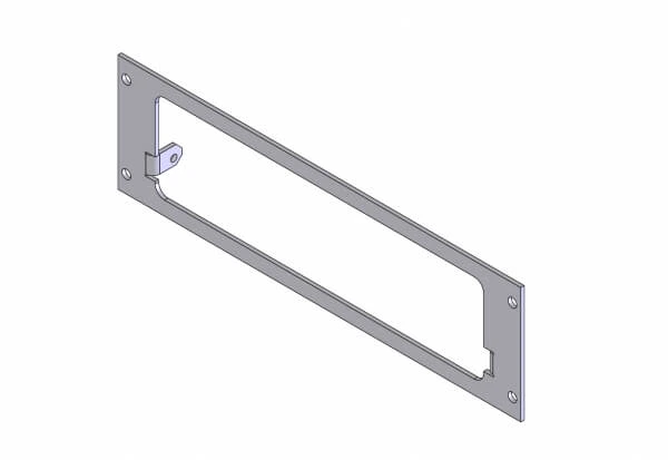 [C-EB25-IC1-1P] - OBSOLETE – 1-Piece Equipment Mounting Bracket, 2.5" Mounting Space, Fits Icom America IC-F9511HT remote radio