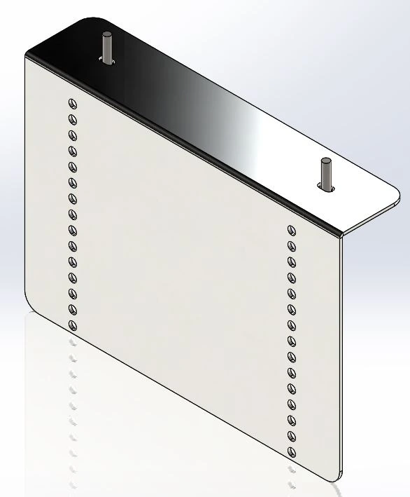 [AC-SIDEARM-12] - 12" Side-Mount Arm Rest