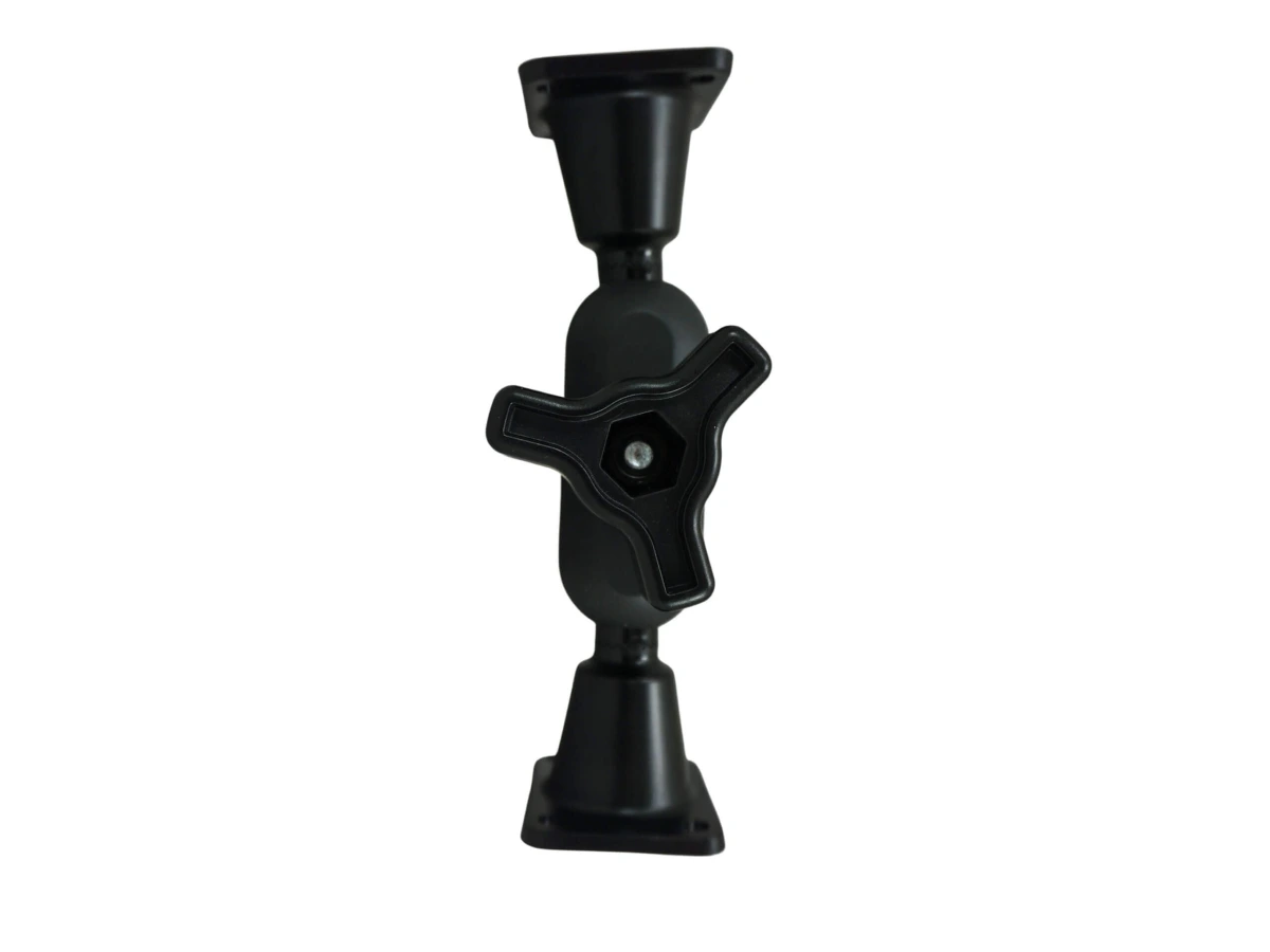 [DBM-1100-KS-0202] Dual Ball Mount with 1.00" Knob-Style Standard Housing & Two Long AMPS Plates