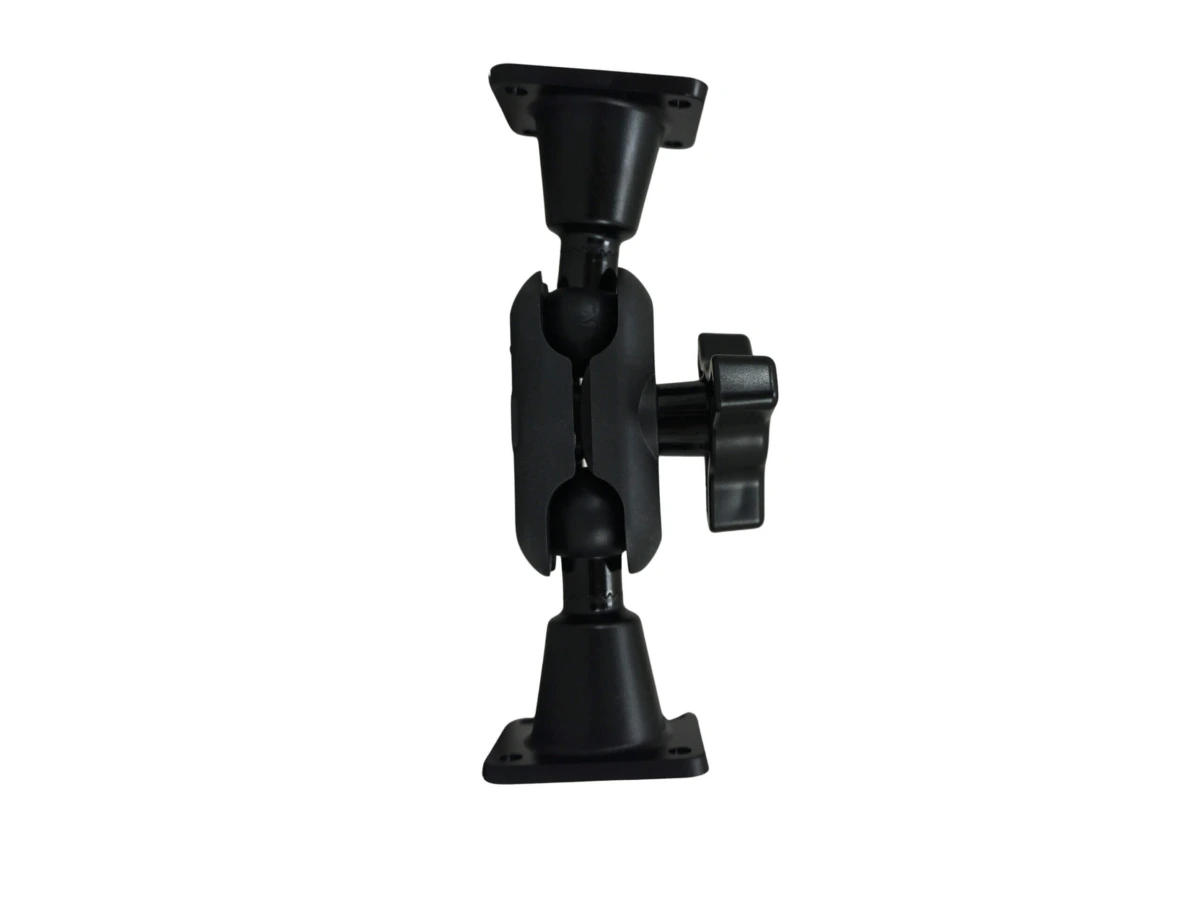 [DBM-1100-KS-0202] Dual Ball Mount with 1.00" Knob-Style Standard Housing & Two Long AMPS Plates