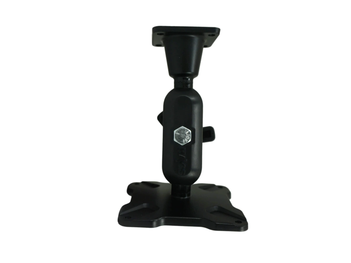 [DBM-1100-KS-0203] Dual Ball Mount with 1.00" Knob-Style Standard Housing, One Long AMPS Plate & One Standard VESA 75 Plate