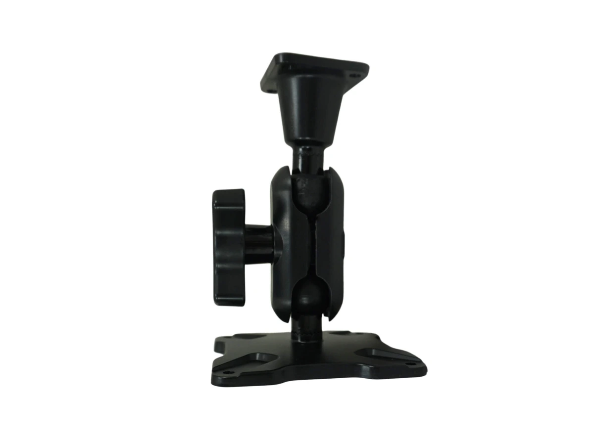 [DBM-1100-KS-0203] Dual Ball Mount with 1.00" Knob-Style Standard Housing, One Long AMPS Plate & One Standard VESA 75 Plate