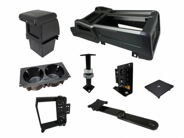 [PKG-VSX-1800-TAH-PM-3] - Package – Wide VSX Console with Front Printer Mount for Tablet Docking Stations for 2021-2024 Chevrole