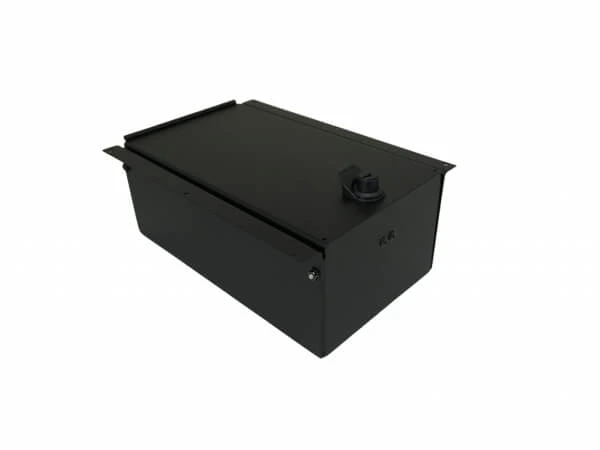 [C-AP-1245-L] - 12" Accessory Pocket W/Hinged Lid & Lock, 4.5" Deep