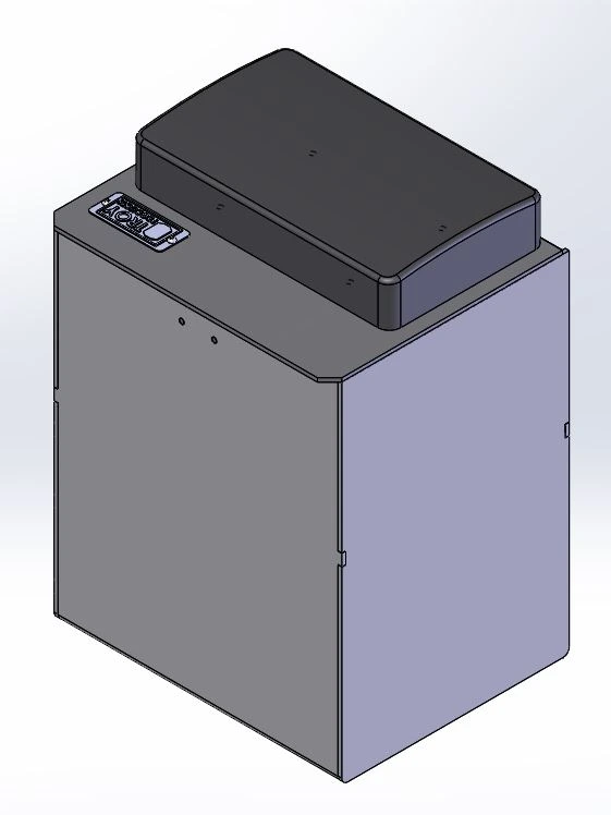 [AC-FILE-7P] - External Non-Lockable Box with Lid and Foam Pad
