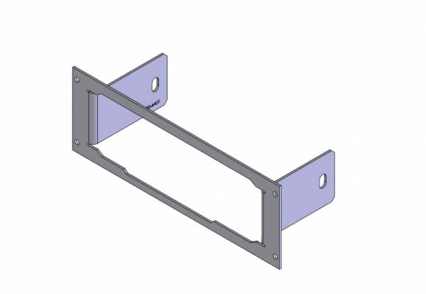 [C-EB30-MU1-1P] - OBSOLETE – 1-Piece Equipment Mounting Bracket, 3" Mounting Space, Fits Harris/L3Harris HD-MU1B