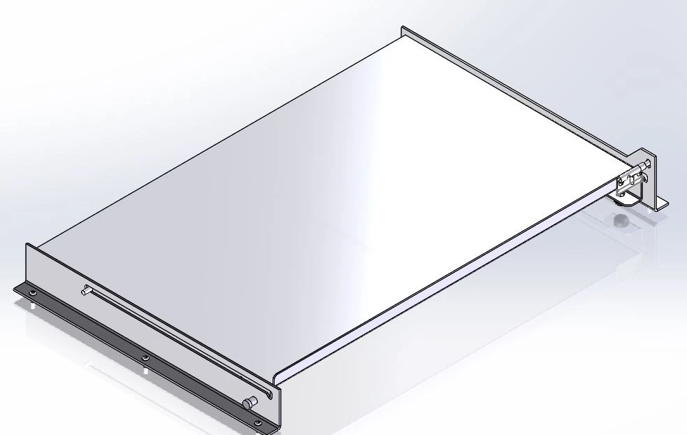 [CP-2SUAC MS] - Command Post Accessory, 28" W x 18" L Whiteboard Module with Magnetic Steel-back