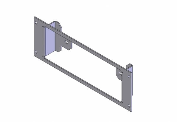 [C-EB30-RDS-1P] - OBSOLETE – 1-Piece Equipment Mounting Bracket, 3" Mounting Space, Fits Misc. D&R Advanced Wireless RDS #RDS-T