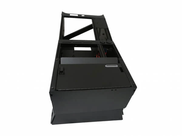 [C-VSW-1005-TAH-PM-2] Vehicle-Specific 15" Wide Angled Console with Internal PocketJet 8 Printer Mount for 2021-2024 Chevrolet T