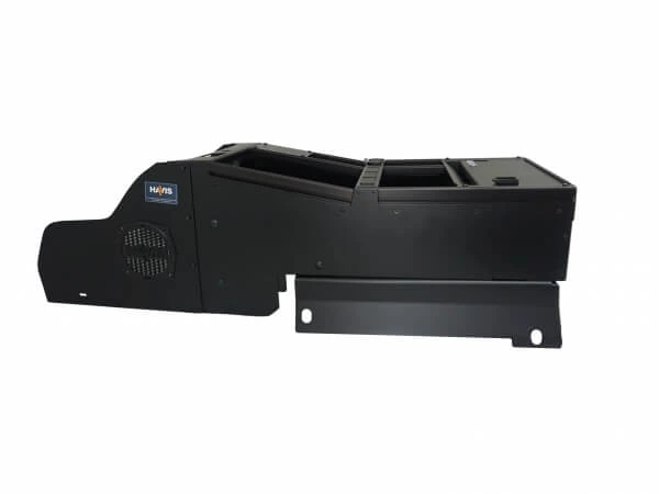[C-VSW-1005-TAH-PM-2] Vehicle-Specific 15" Wide Angled Console with Internal PocketJet 8 Printer Mount for 2021-2024 Chevrolet T