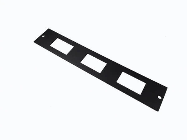 [C-PS-3] - DISCONTINUED – 1.5" Switch Plate, Internal Mount, 3 Horizontal Switch Cutouts