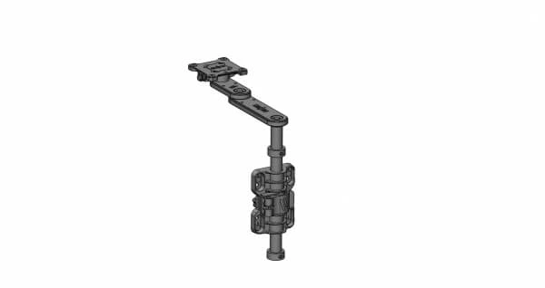 [PKG-MD-ARM-0603] - Package – Swivel Arm & Side Pole Mounts With 6" Base, 3" Extension